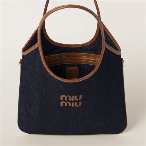 Blue/brandy Ivy Denim Bag 